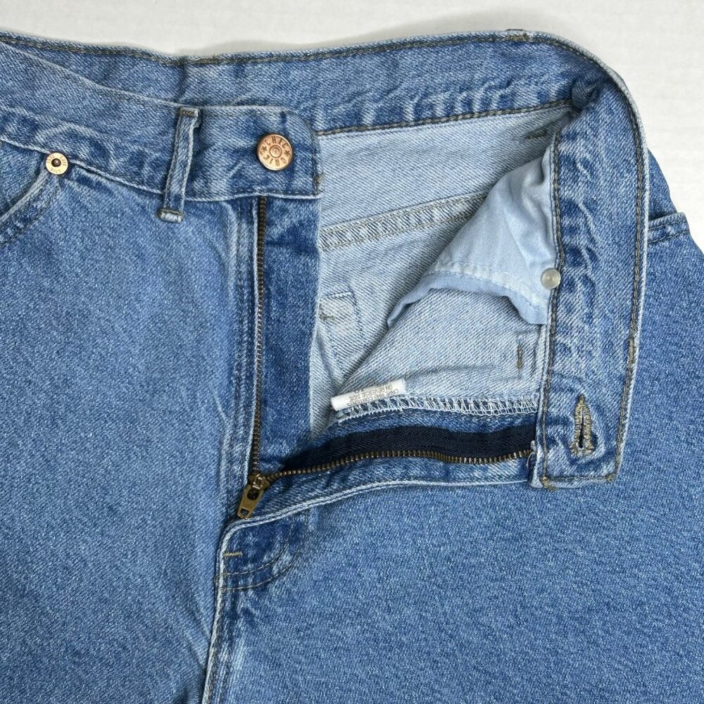 Vintage Chic Blue Jean Shorts Size 10 Average High Rise - Picture 7 of 15
